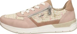 Rieker Sneakers Laag Roze Discount