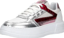 Red Rag Sneakers Laag Fuchsia New