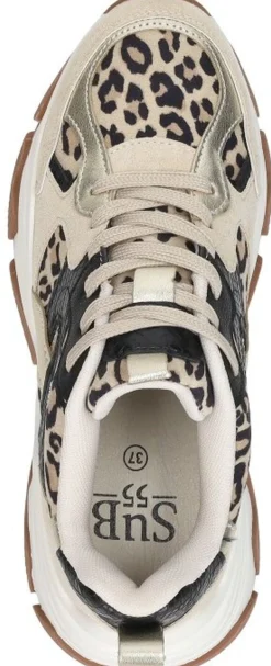 Sub55 Sneakers Laag Beige Discount
