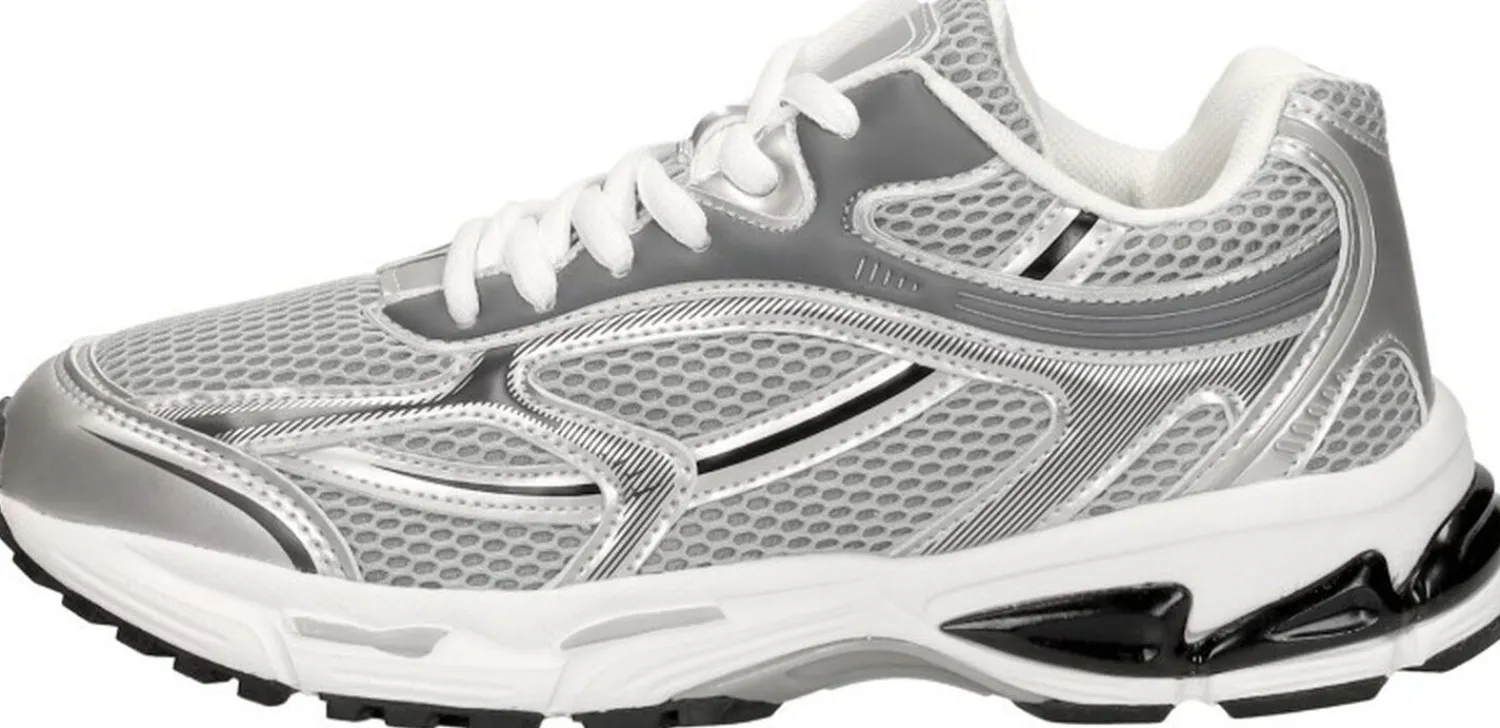 Sub55 Sneakers Laag Zilverkleur Clearance
