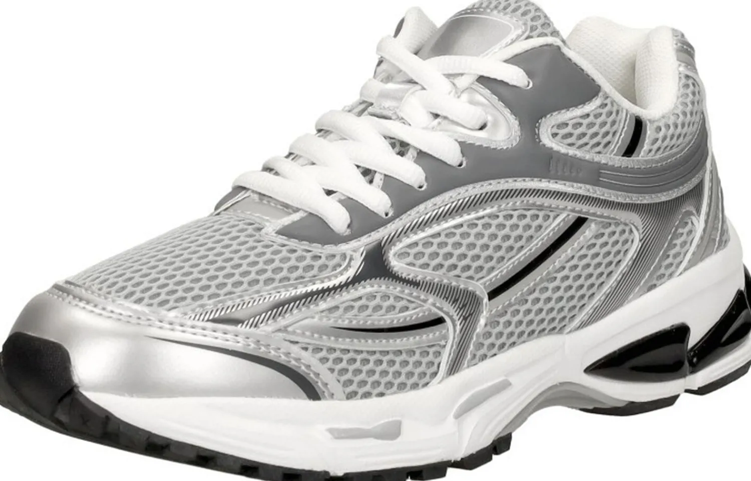 Sub55 Sneakers Laag Zilverkleur Clearance