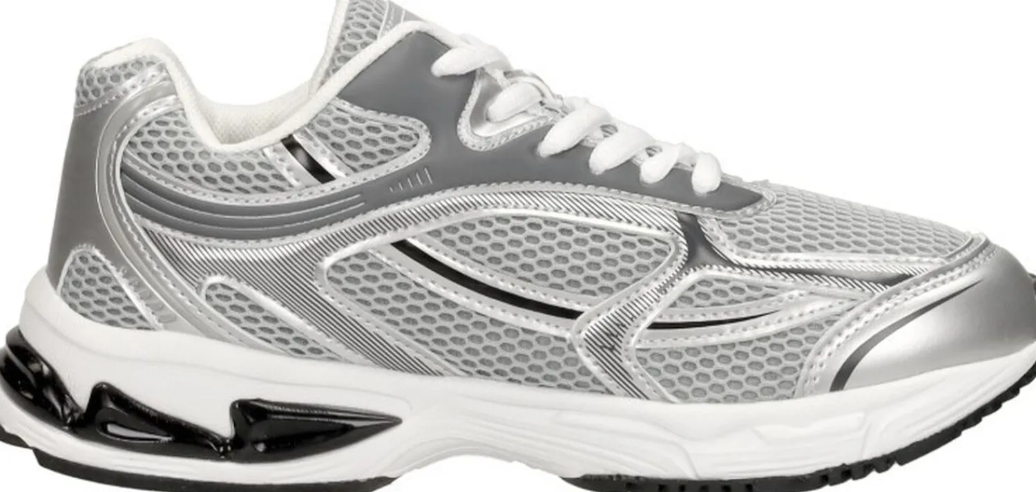 Sub55 Sneakers Laag Zilverkleur Clearance