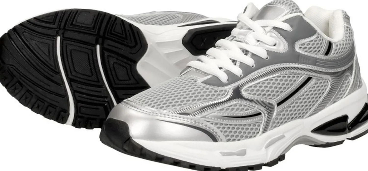 Sub55 Sneakers Laag Zilverkleur Clearance