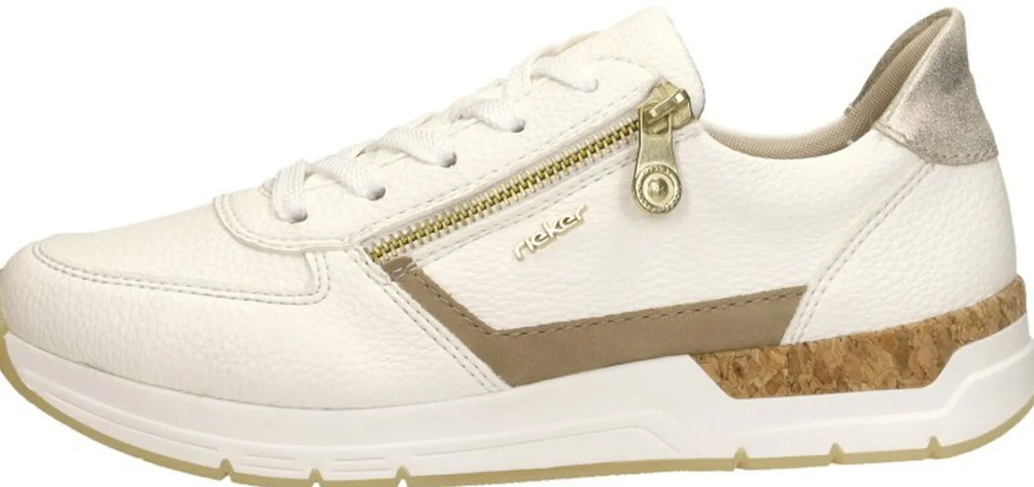 Rieker Sneakers Laag Wit Discount