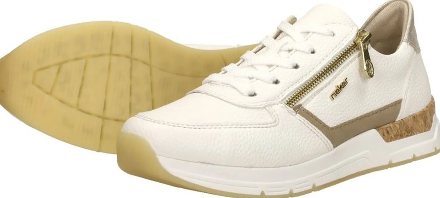 Rieker Sneakers Laag Wit Discount