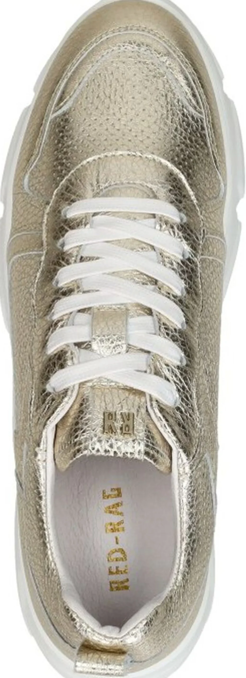 Red Rag Sneakers Laag Goudkleur Clearance
