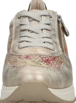 Rieker Sneakers Laag Goudkleur Fashion