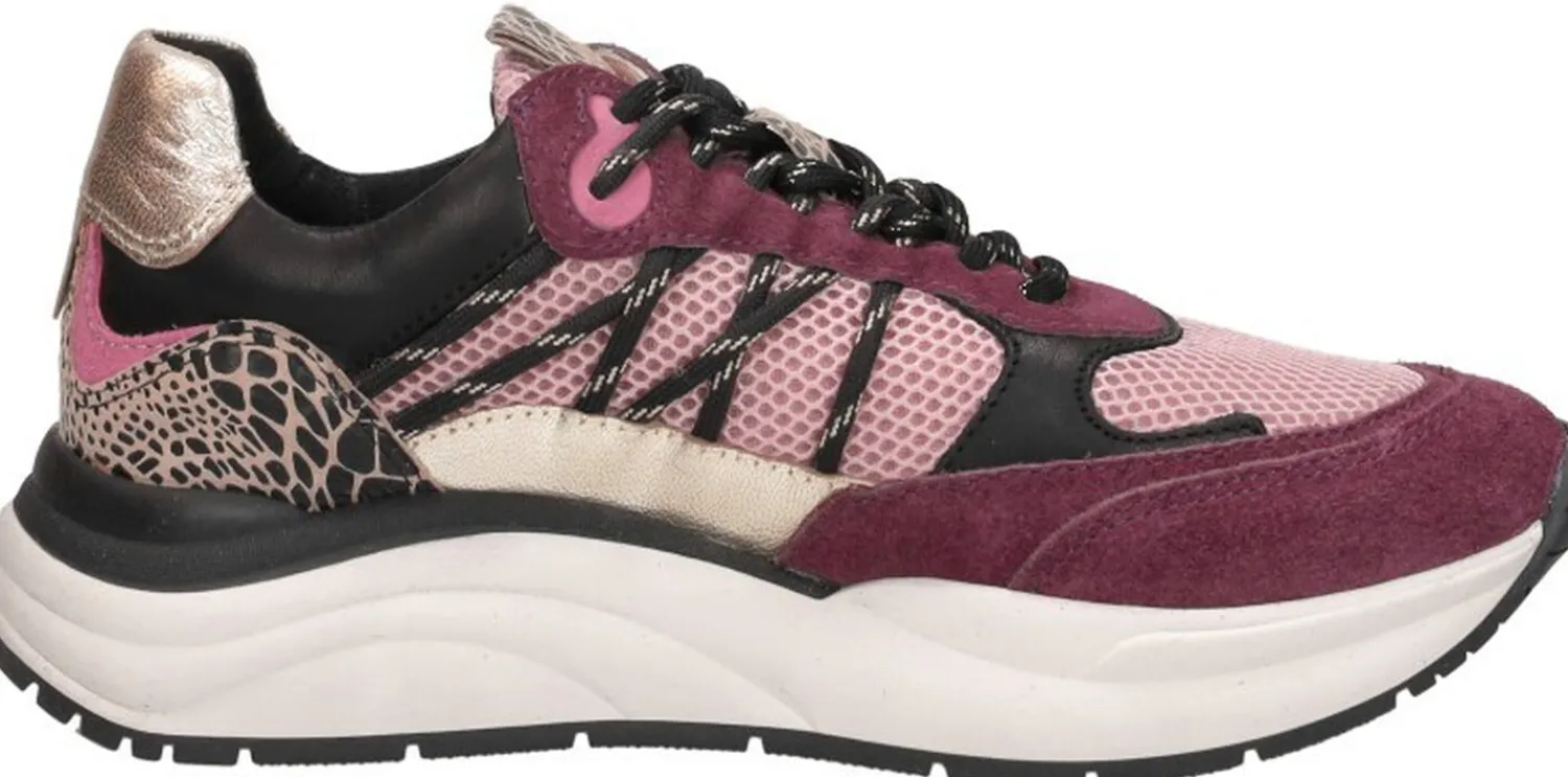 Sub55 Sneakers Laag Bordeaux Online
