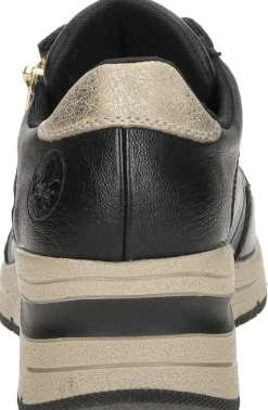 Rieker Sneakers Laag Zwart Clearance