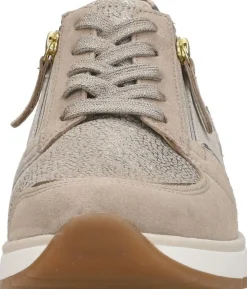 Gabor Sneakers Laag Met Stretch Beige Hot