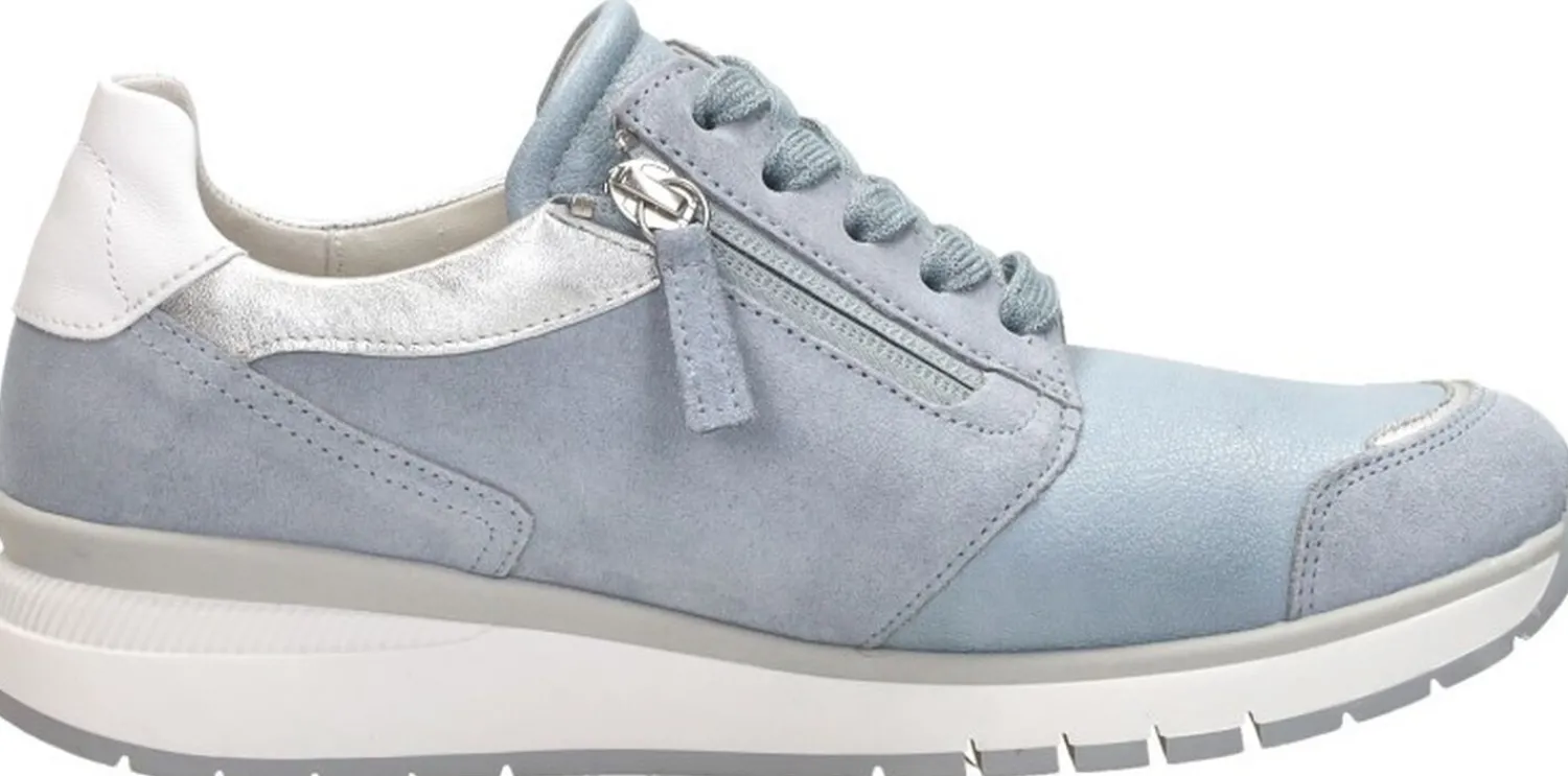 Gabor Sneakers Laag Met Stretch Licht blauw New