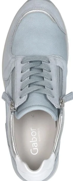 Gabor Sneakers Laag Met Stretch Licht blauw New