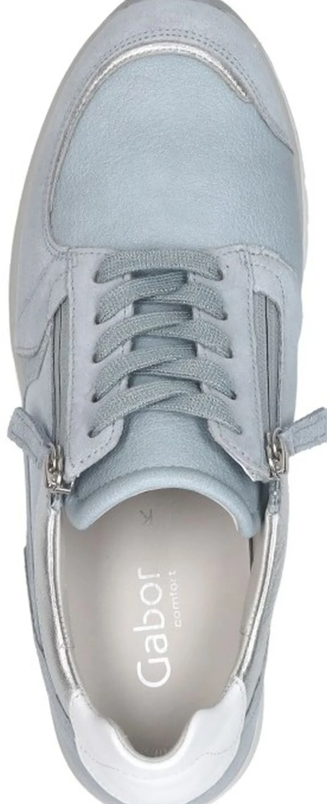 Gabor Sneakers Laag Met Stretch Licht blauw New
