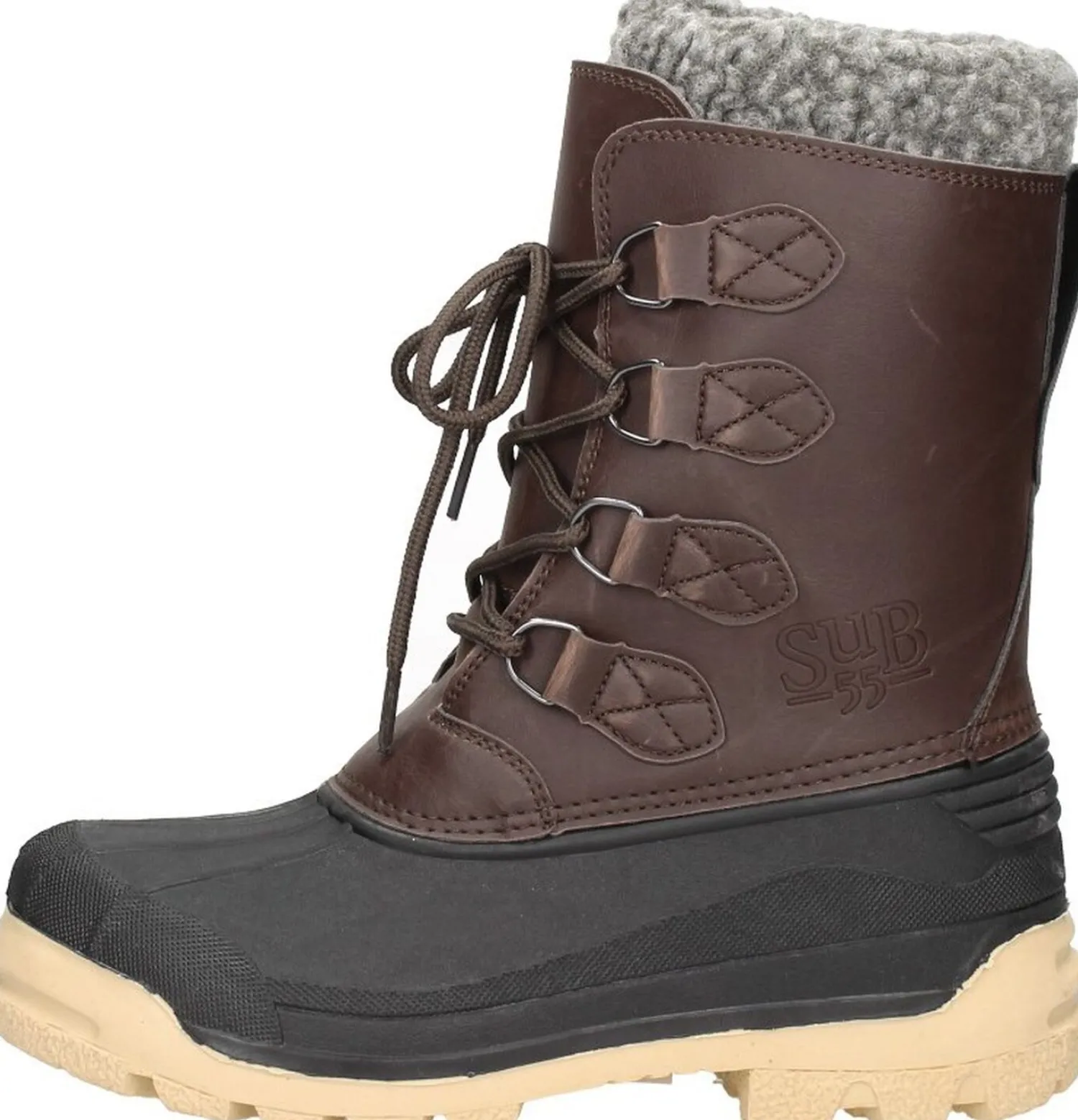 Sub55 Snowboots Donkerbruin Online