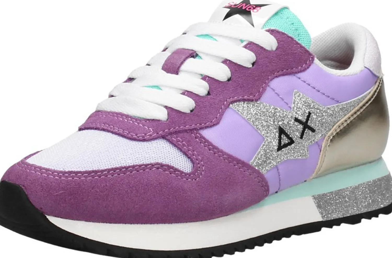 Sun68 Stargirl Glitter Logo Lila Online