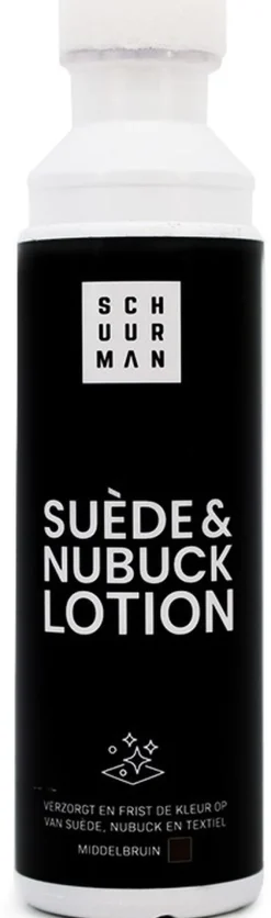 Schuurman Suede & Nubuck Lotion Middelbruin Sale