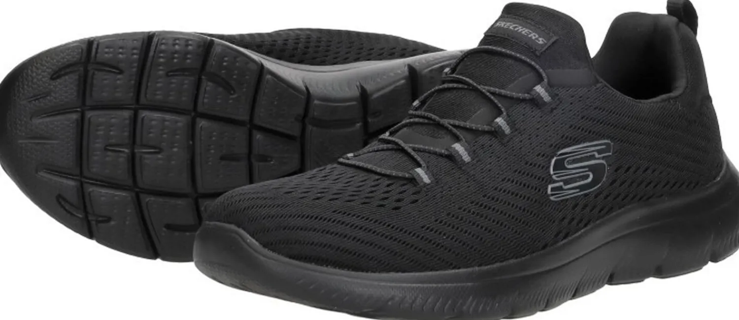 Skechers Summits - Fast Attraction Zwart Fashion
