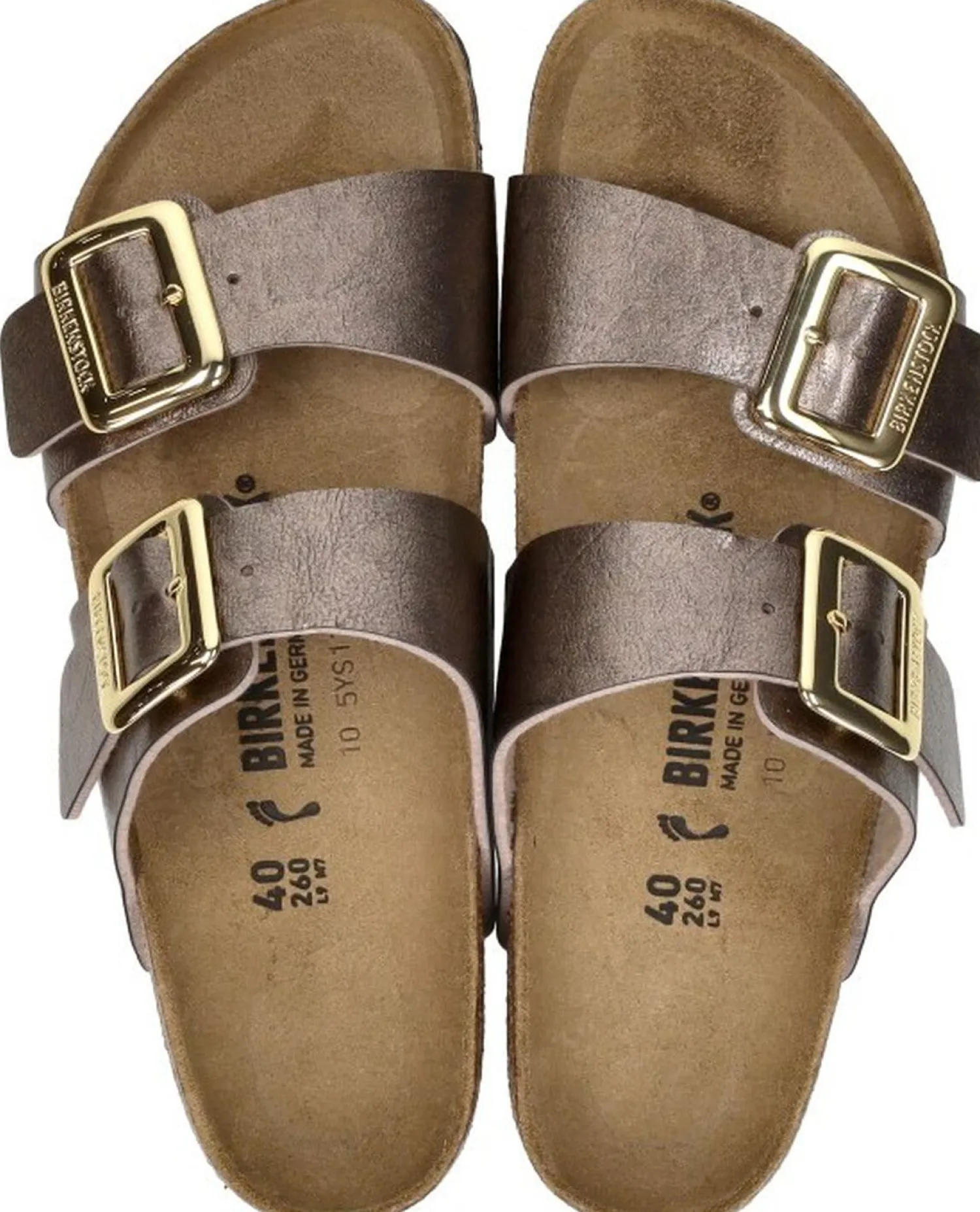 Birkenstock Sydney Cushion Buckle Brons Clearance