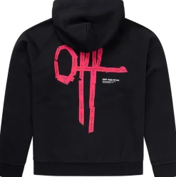 Off The Pitch Tape Off Oversized Hood Zwart Fashion