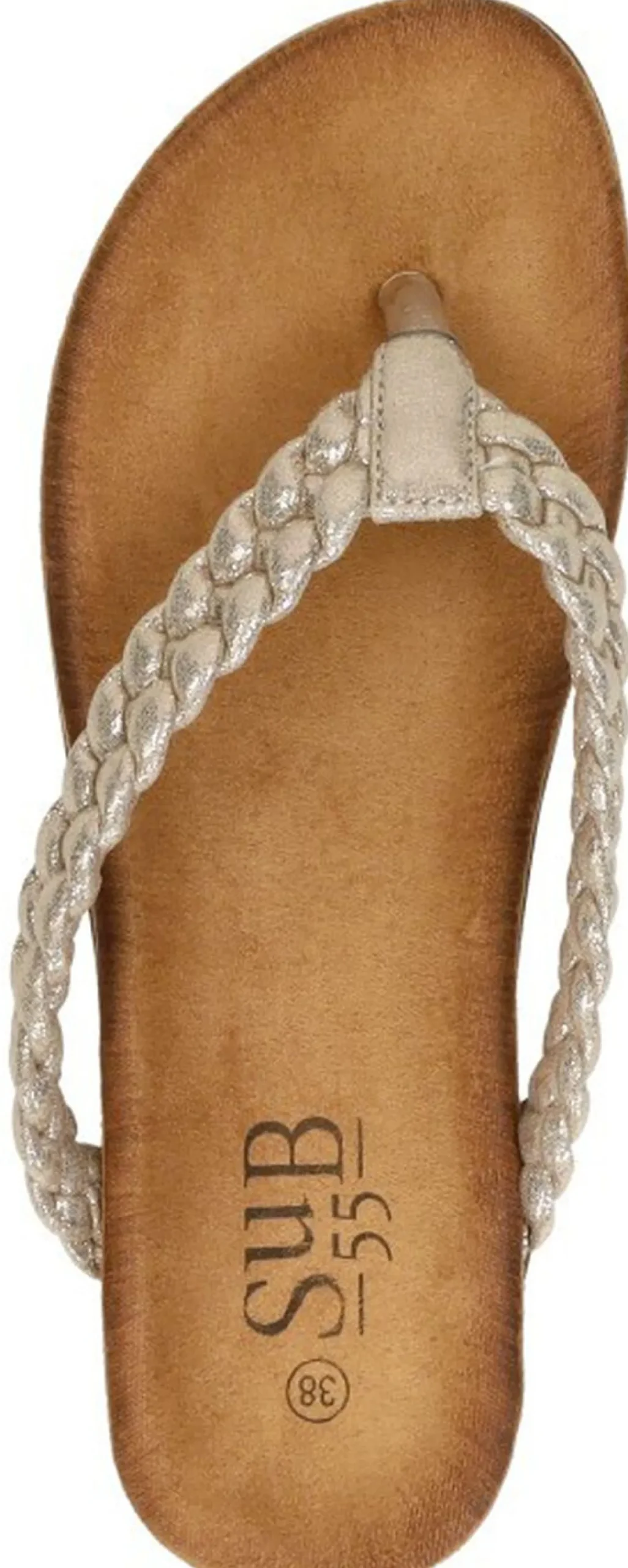 Sub55 Teenslippers Goudkleur Best