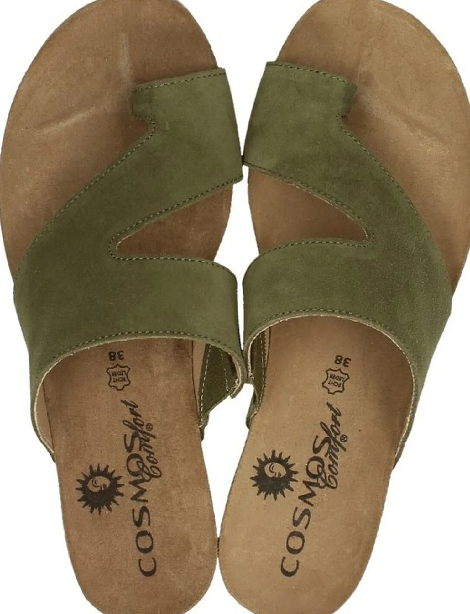 Cosmos Teenslippers Groen Clearance