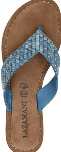 Lazamani Teenslippers Licht blauw Outlet