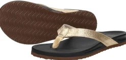 Sub55 Teenslippers Goudkleur Discount