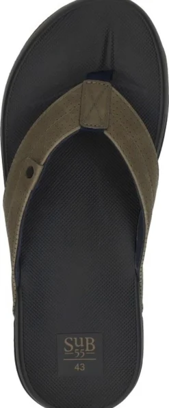 Sub55 Teenslippers Khaki Online