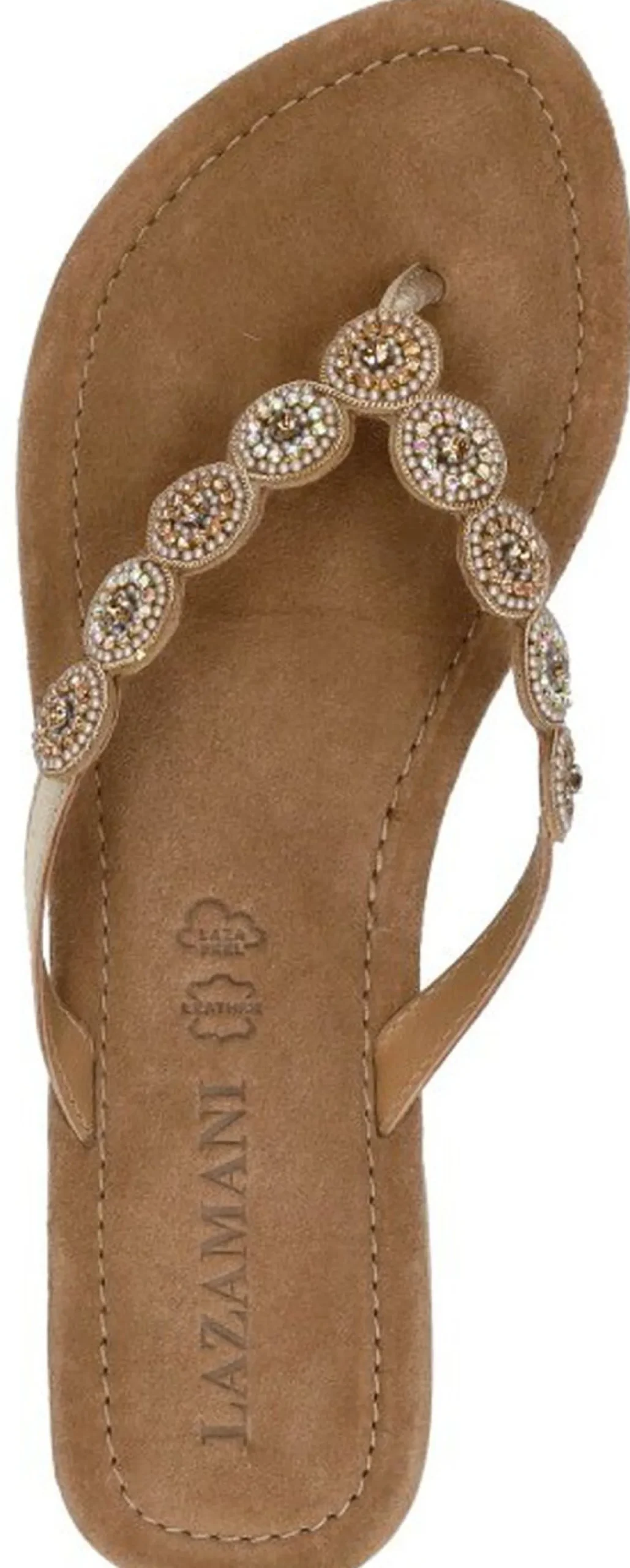 Lazamani Teenslippers Goudkleur Outlet