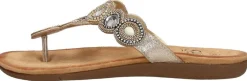 Sub55 Teenslippers Goudkleur Outlet