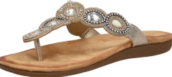 Sub55 Teenslippers Goudkleur Outlet