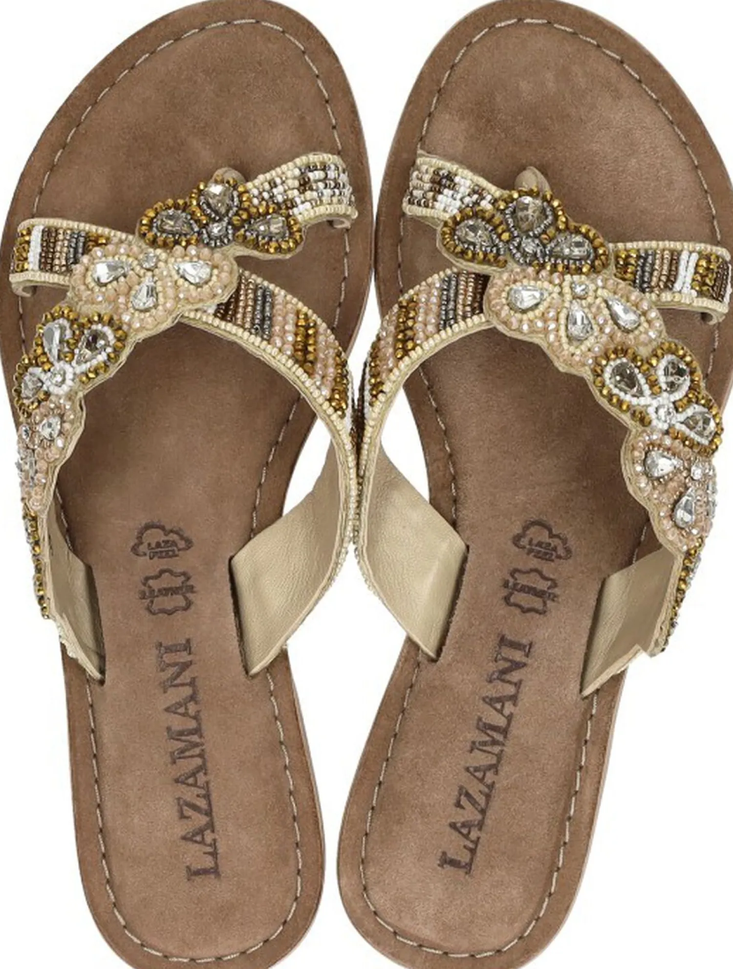 Lazamani Teenslippers Beige Discount