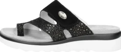 Rohde Teenslippers Zwart Clearance