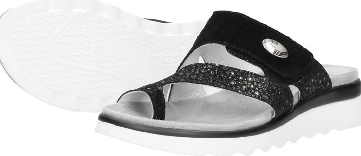 Rohde Teenslippers Zwart Clearance