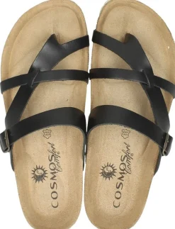 Cosmos Teenslippers Zwart Fashion