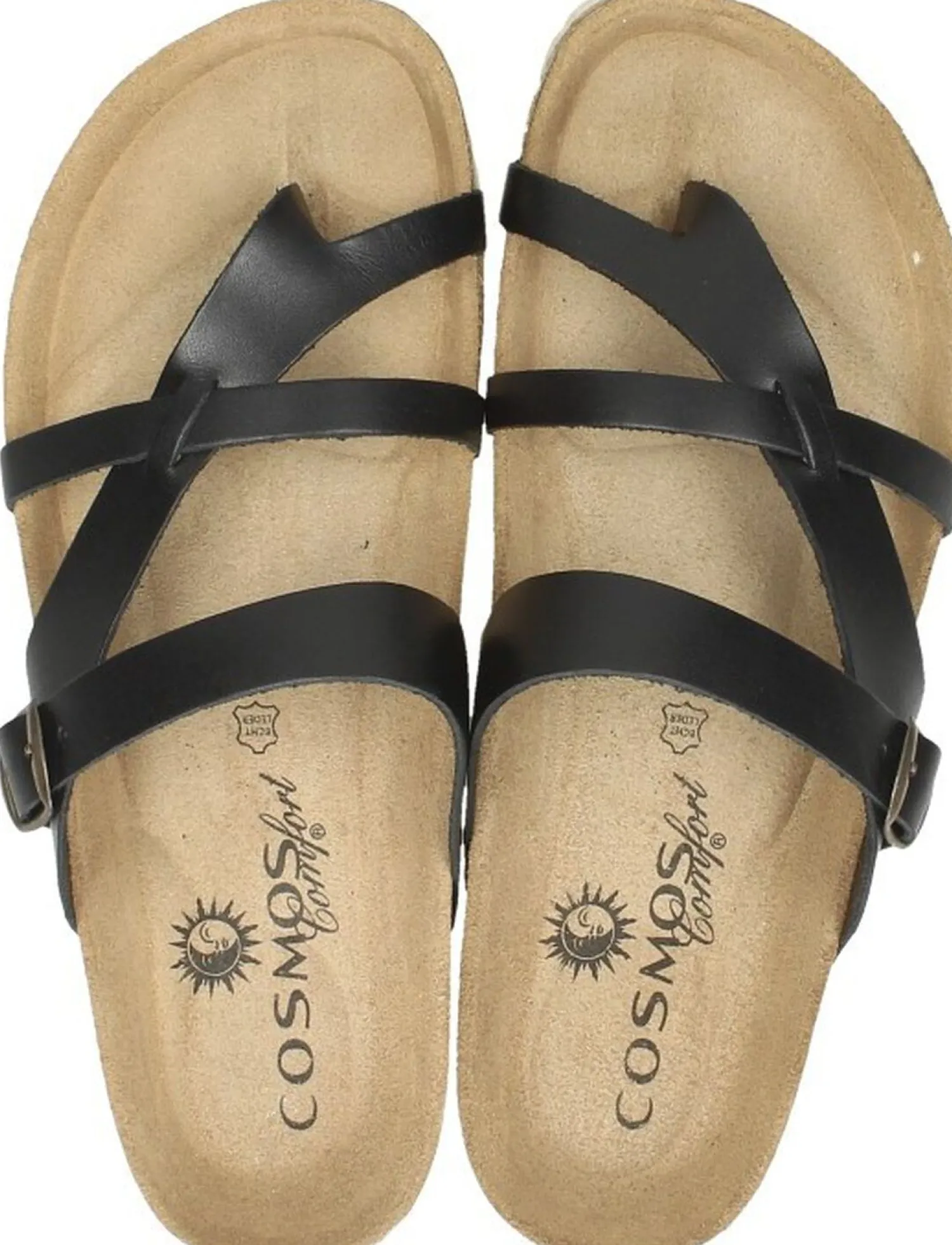 Cosmos Teenslippers Zwart Fashion