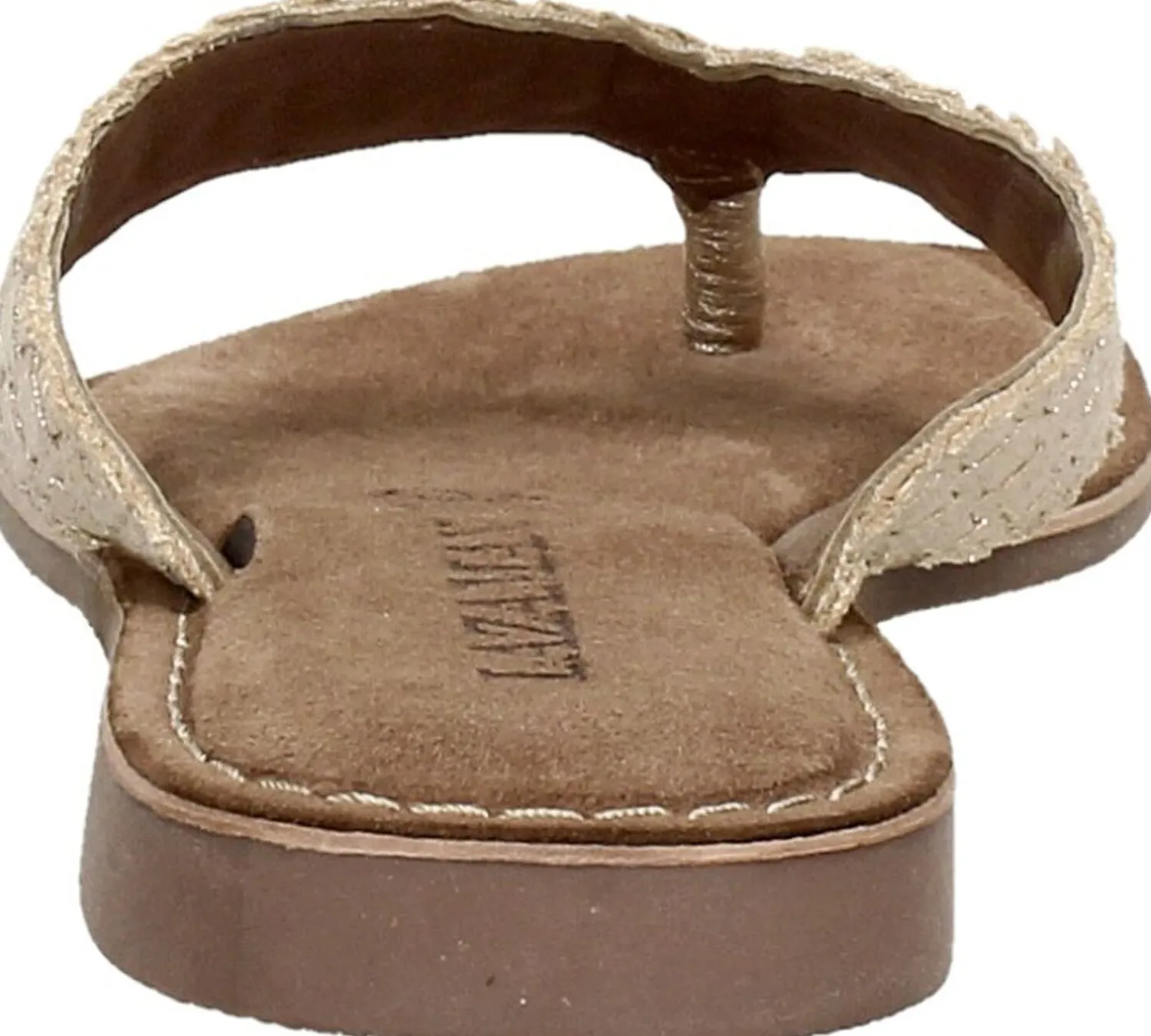 Lazamani Teenslippers Goudkleur Clearance