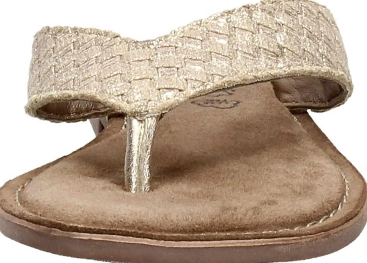 Lazamani Teenslippers Goudkleur Clearance