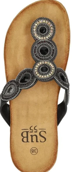 Sub55 Teenslippers Zwart Best