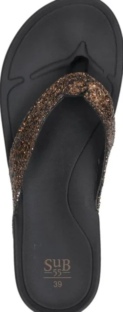 Sub55 Teenslippers Zwart Clearance