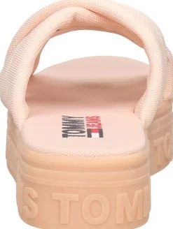 Tommy Hilfiger Tommy Jeans Flatform Sandal Beige Clearance