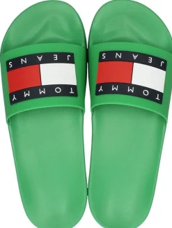 Tommy Hilfiger Tommy Jeans Pool Slide Essential Groen Fashion