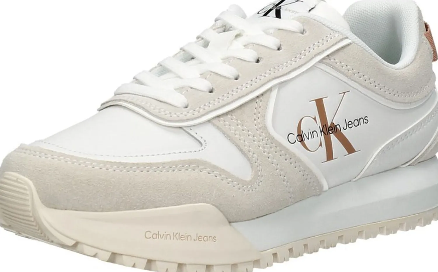 Calvin Klein Toothy Runner Irregular Lines W Wit Fashion
