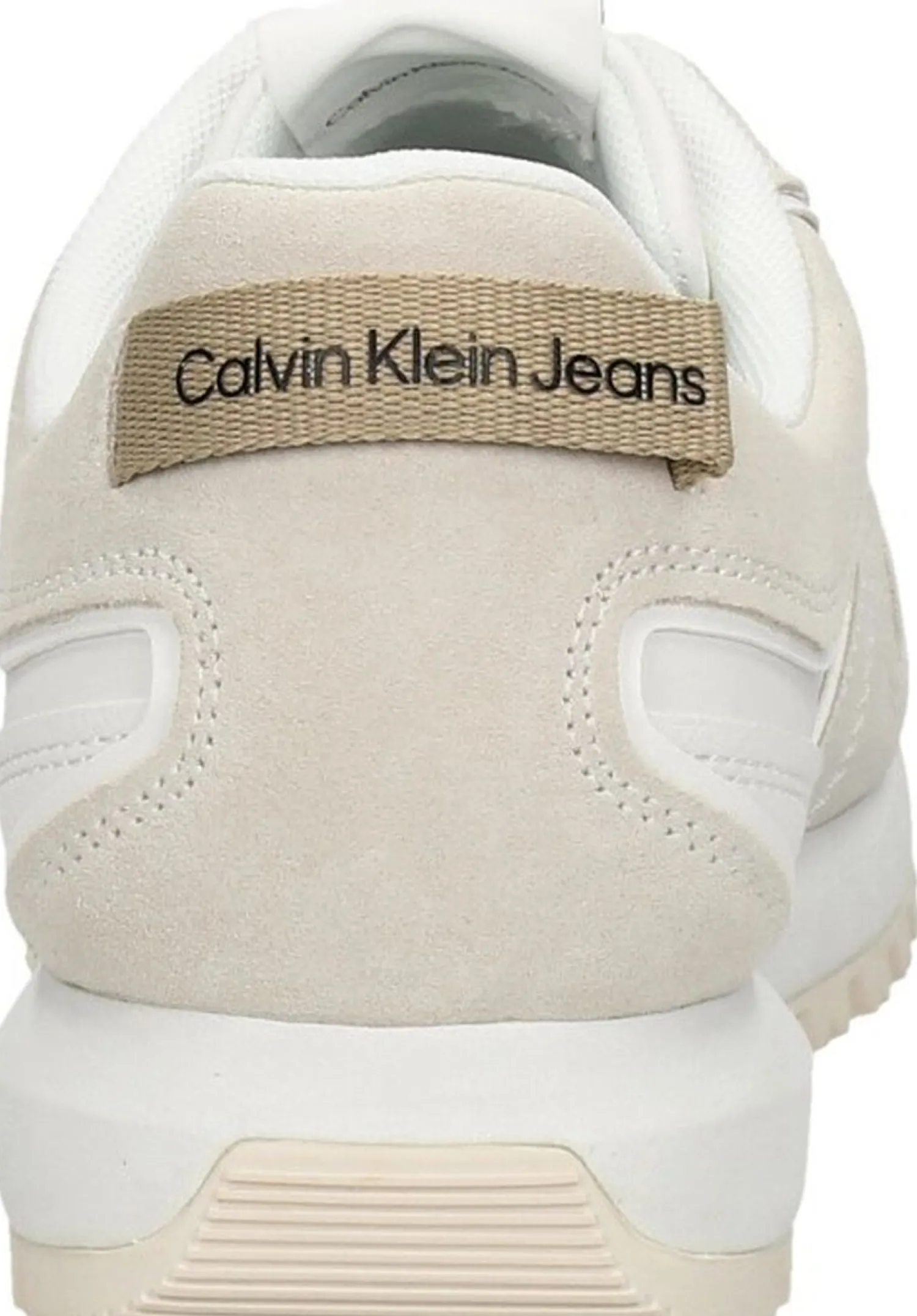 Calvin Klein Toothy Runner Irregular Lines Wit Outlet