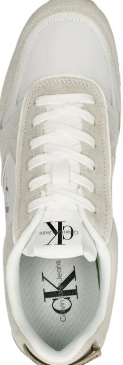 Calvin Klein Toothy Runner Irregular Lines Wit Outlet