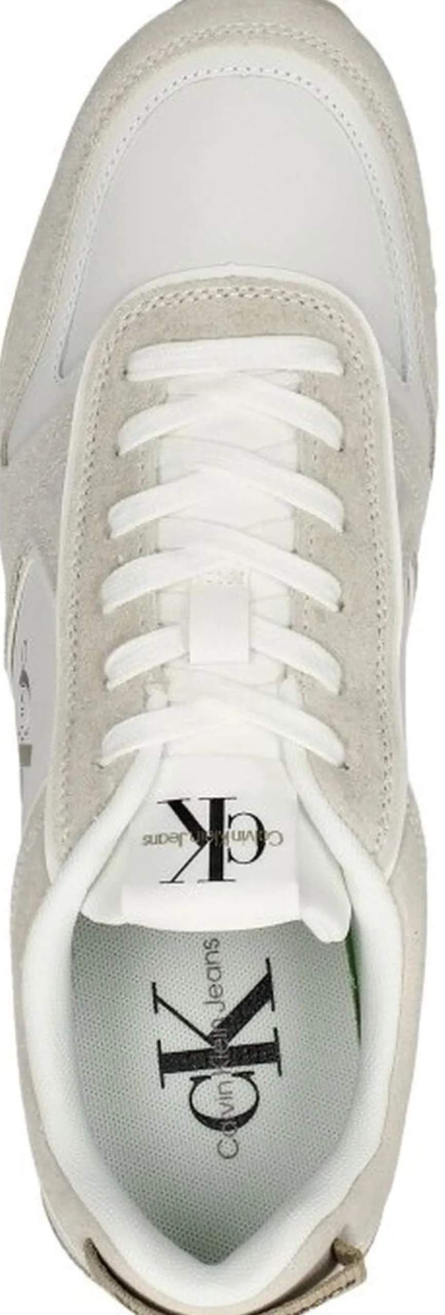 Calvin Klein Toothy Runner Irregular Lines Wit Outlet