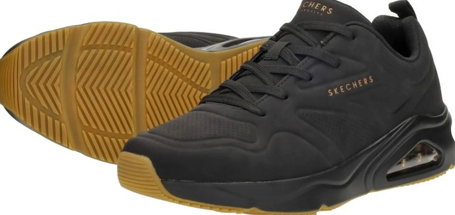 Skechers Tres-Air Uno Zwart Sale