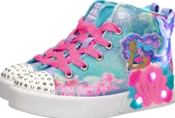 Skechers Twinkle Magic - Mermaid Sea Licht blauw Sale