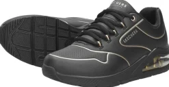 Skechers Uno 2 - Golden Trim Zwart Fashion