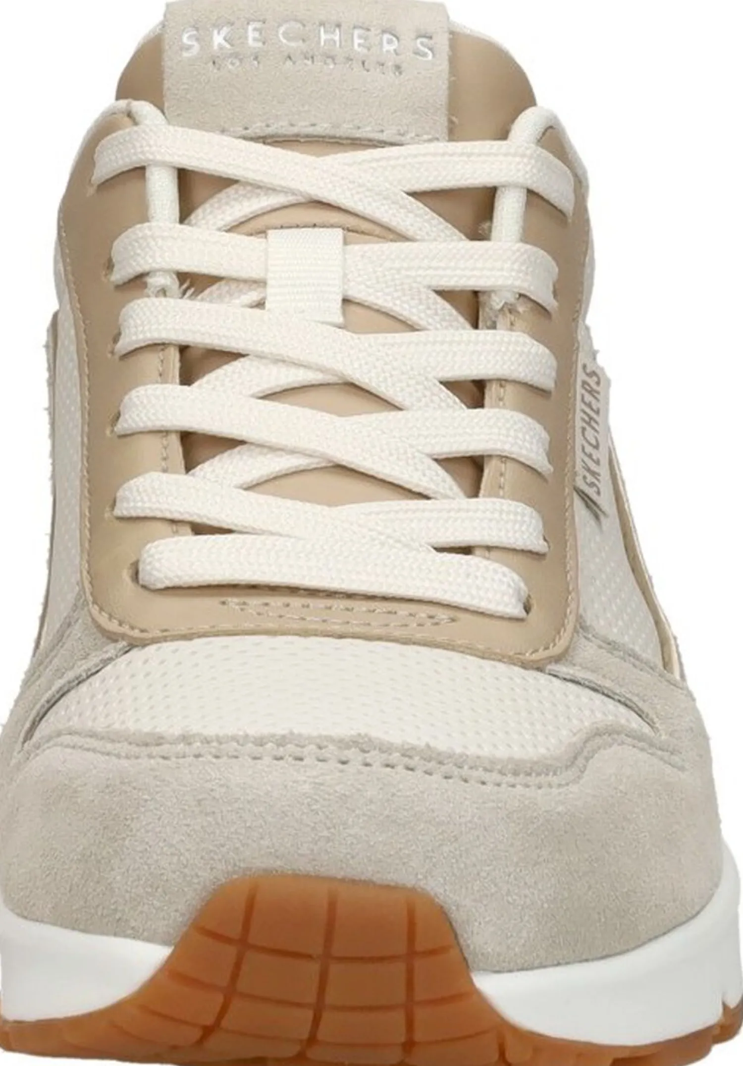 Skechers Uno - 2 Much Fun Beige Clearance